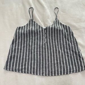 Abound Black and White Striped Camisole